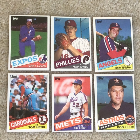 Vintage 1985 Topps MLB Baseball Cards, Lot of 15 Cards - Picture 6 of 10